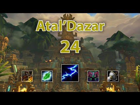 [8.2.5] Atal'Dazar +24 | Elemental Shaman PoV