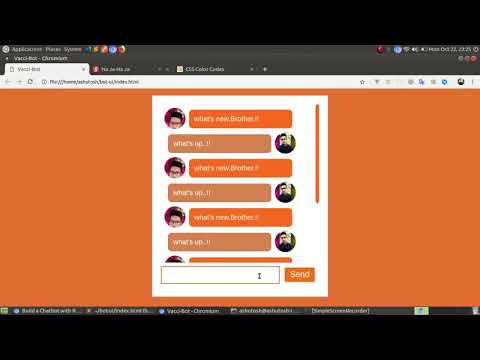 Front-end for a react chatbot