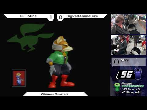 SG 21.10 SSBM - Guillotine (Sheik) vs. BigRedAnimeBike (Fox) - Melee WQF