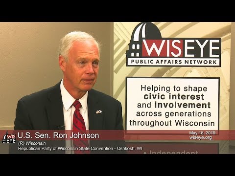 WisEye Morning Minute: U.S. Sen. Ron Johnson's Response to Running for Re-Election in 2022