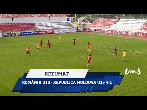 Meci amical: România U15 - Republica Moldova U15 4-1(Rezumat, 23.10.2025)
