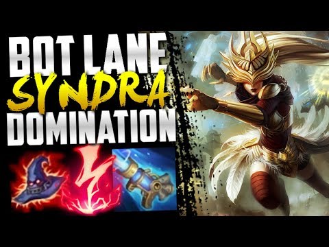 Smurfing in High-Elo with Syndra Bot Lane!
