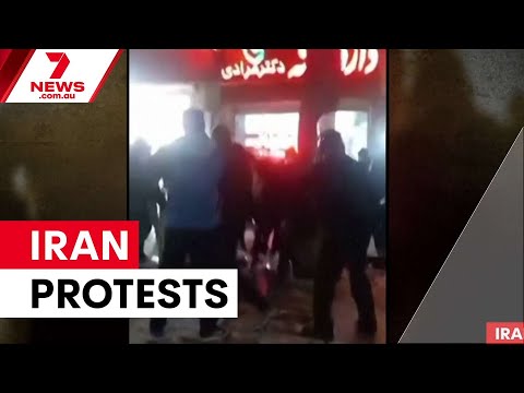 Deadly protests grip Iran over economic crisis | 7NEWS