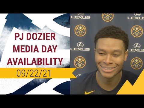 PJ Dozier 2021 Media Day Availability (09/22/2021)