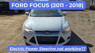 Ford Focus - ELECTRIC POWER STEERING FUSE LOCATION (2011 - 2018)