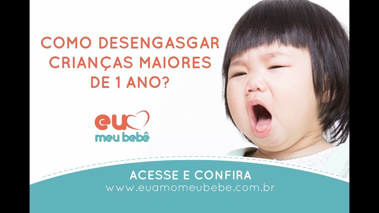 [Primeiros Socorros] Aprenda como desengasgar bebês maiores de 1 ano
