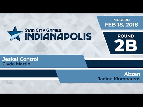 SCGINDY: Round 2b - Clyde Martin vs Jadine Klomparens | Modern
