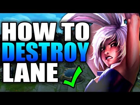 How to DESTROY LANE and Literally CARRY 1v9! - SEASON 10 RIVEN TOP GAMEPLAY! - League of Legends