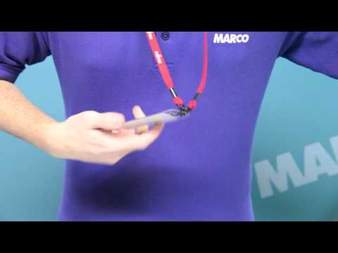 1/2 No-Flip Cotton Lanyard with Double Swivel Snap Hook