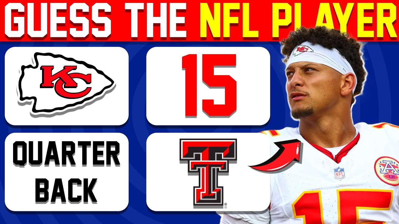 Guess the NFL Player in 4 Clues! | NFL Quiz Challenge