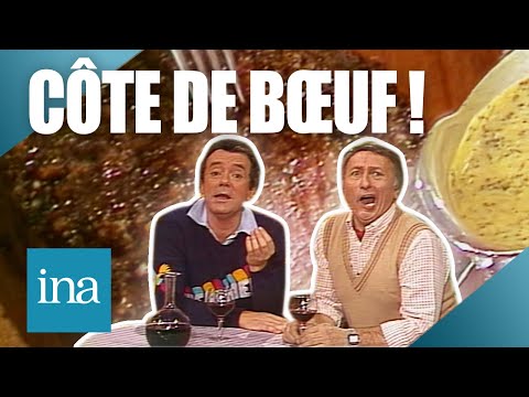 Côte de bœuf et sauce béarnaise avec Michel Oliver 🥩🤤 | Archive INA