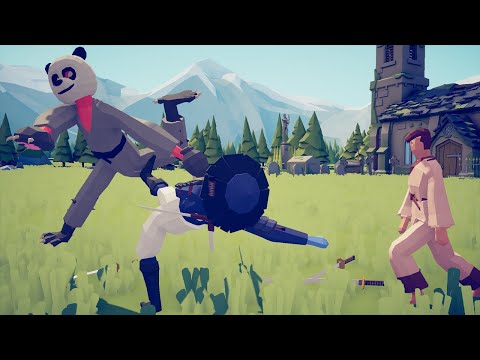 TAEKWONDO CHAMPION & TAEKWONDO PANDA vs 10 x UNITS - TABS - Totally Accurate Battle Simulator