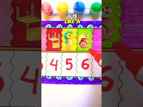 Can You Guess These Numbers? 🤫🌈 Learn 1 to 10 #shorts