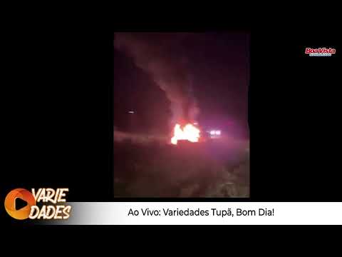 Variedades Tupã    Veículo de Tupanciretã pega fogo em Capão do Cipó  - 010626