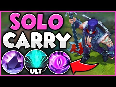 HOW TO SOLO CARRY EVERY GAME 1V9 IN SEASON 9 WITH YORICK! (NO TEAM NEEDED!) - League of Legends