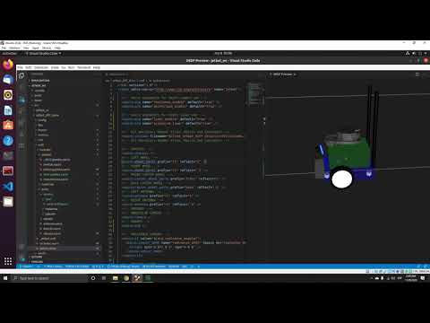 Explaining Jetbot AI Kit with Intel Realsense and RPLidar Simulation Gazebo Rviz