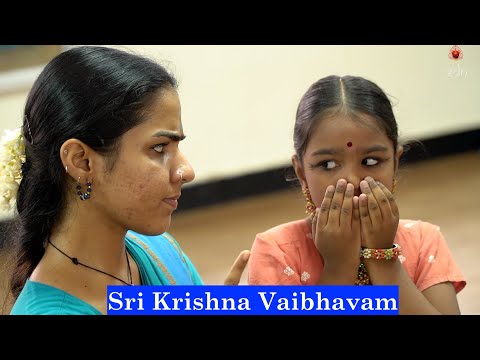 SDN's Upcoming Sri Krishna Vaibhavam - practice in progress  - Bharathanatyam Dance Drama