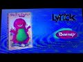 Opening Closing To Barney S Rhyme Time Rhythm 2000 VHS