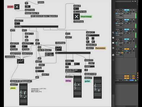 Algorithmic Music (MaxMsp)