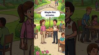 Easy English Conversation practice | Finding a Table in English 🌳 #englishconversation