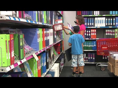Back–To–School Week & Tax–Free Sales On School Supplies