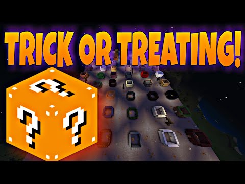 Minecraft: LUCKY BLOCK TRICK-OR-TREATING! - Lucky Block Mini-Game