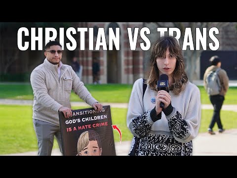 DEBATTE: Transfrau behauptet, Kinder sollten eine Transition durchführen | Straßendebatten