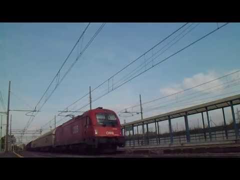 E190.023 Taurus ÖBB sul MRS 55321 Ferrara - Maddaloni Marcianise, in transito a Torricola