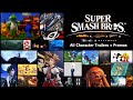 Super Smash Bros All Trailers Promos Fighter Reveals And Gameplay Trailers 64 To Ultimate