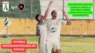 Sousa 2X0 Botafogo PB - Copa do Nordeste 2026 | 3° Rodada.