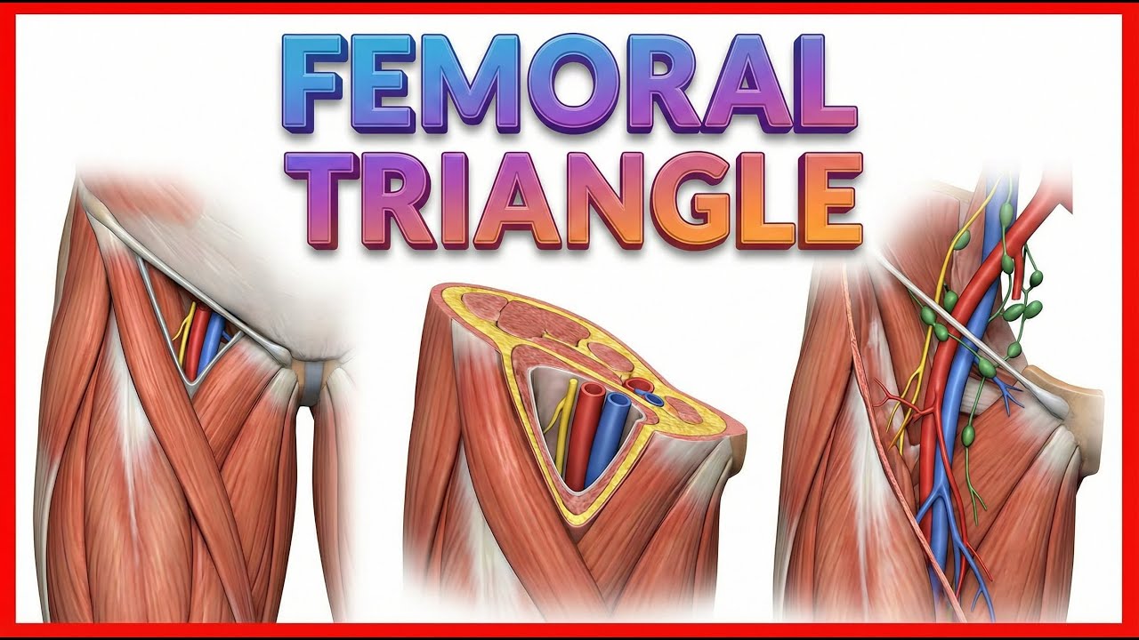 ANATOMY OF FEMORAL TRIANGLE , FEMORAL CANAL , FEMORAL SHEATH