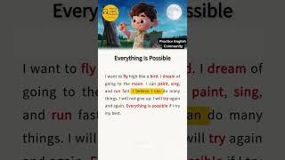English Listening Practice – Everything Is Possible | Short English Story with Subtitles