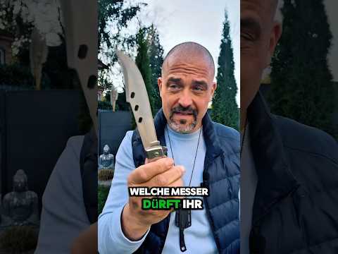Welche Messer dürft ihr auf der Straße zugriffsbereit führen?