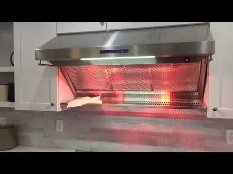 Forno 48″ Savona Range Hood Close Up!  • 1200 CFM • FRHWM5029-48HB