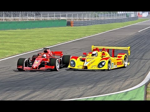 Ferrari F1 2018 vs Porsche RS Spyder EVO - Monza