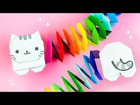 ОРИГАМИ ЛИСА ИЗ БУМАГИ DIY ORIGAMI PAPER FOX