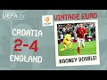 CROATIA 2-4 ENGLAND, EURO 2004 | VINTAGE EURO