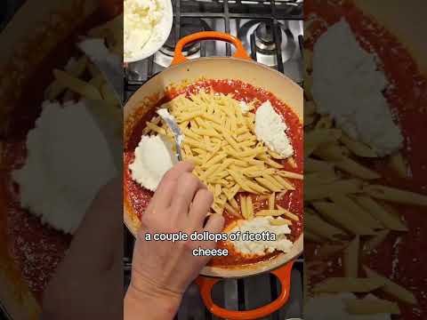 Easy No-Boil Penne Pasta Bake Recipe🍝