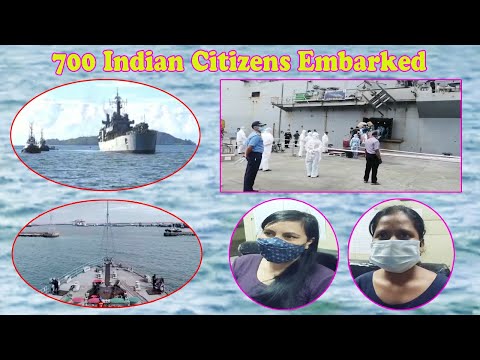 INS Jalashwa Arrives 700 Indian Citizens Embarked Maldives,Samudra SetU,Vizagvision....