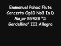 Emmanuel Pahud Flute Concerto Op10 No3 In D ...