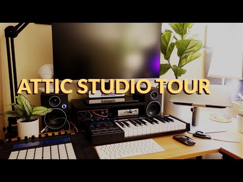 My Attic Studio Setup (Studio Tour 2021)