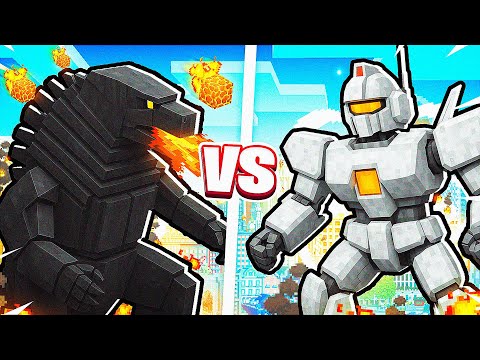 Nükleer GODZİLLA'YA Karşı DEV ROBOT! ☢️ | Minecraft