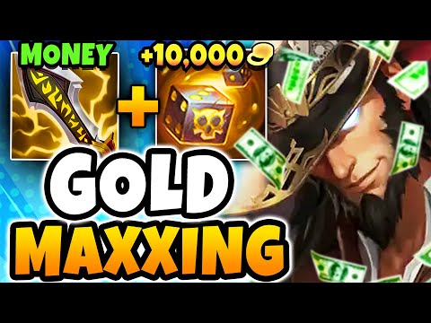 I tried Goldmaxxing Twisted Fate Jungle and it's a Literal Cheat Code (NEW GOLD RECORD, 100% CRIT)