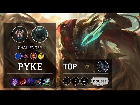 Pyke Top vs Shen - EUW Challenger Patch 10.16