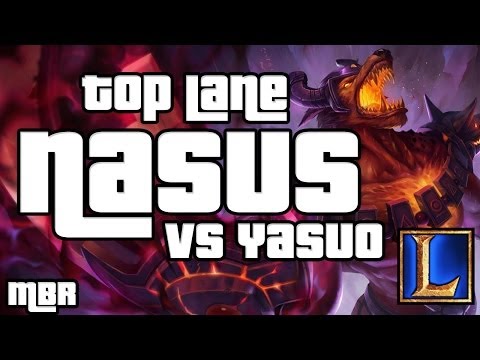 Infernal Nasus Vs Yasuo Top Lane - Season 4 League of Legends Gameplay - HD