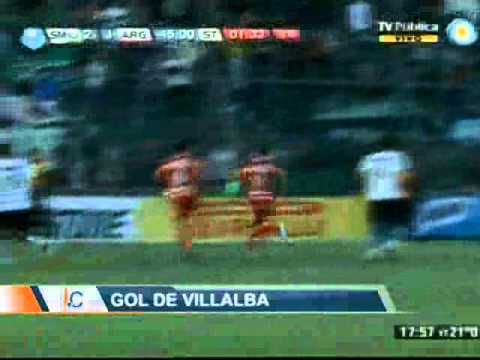 Gol de Daniel Villalba San Martín 2 Argentinos 1. Torneo Final 2013 Infobae.com)