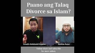 Paano ang Divorce Talaq sa Islam?