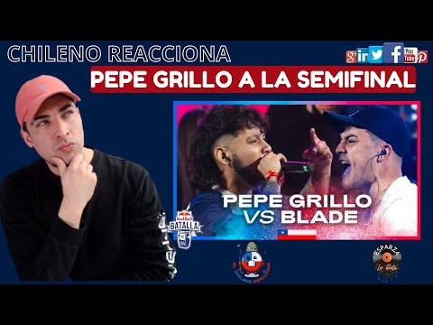 PEPE GRILLO vs  BLADE | CHILENO REACCIONA #redbullbatalla #EsparzaLaData #chile #pepegrillo #blade