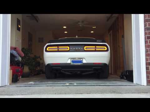 Hellcat Mid-Muffler Swap to Dynomax Bullet Muffler / Before and After