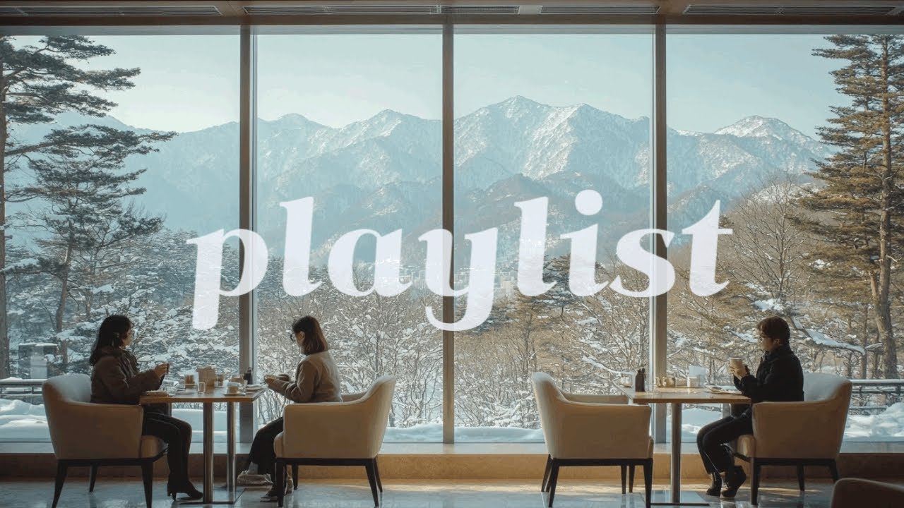 Cafe Playlist ☕ 뷰가 좋은 카페에서 흐르는 따뜻한 겨울 R&B 멜로디 🎶❄️ | Warm R&B Tunes for Winter Days in a Scenic Cafe